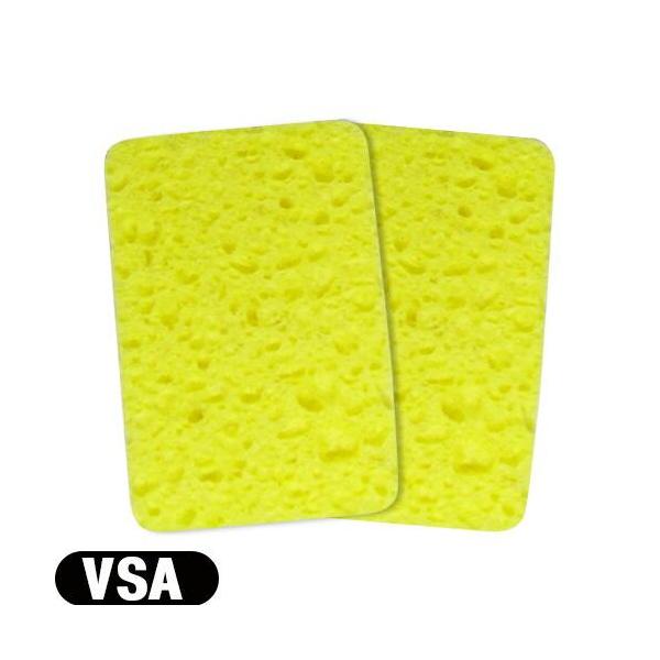 優れた吸水性と優しい肌触りの、植物性セルローススポンジを使用しています。