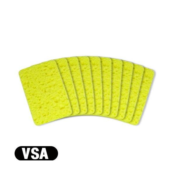 優れた吸水性と優しい肌触りの、植物性セルローススポンジを使用しています。