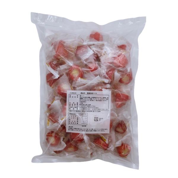 ヒカリ乳業 苺アイス 練乳入り 50粒入 冷凍 鹿野屋 いちごアイス