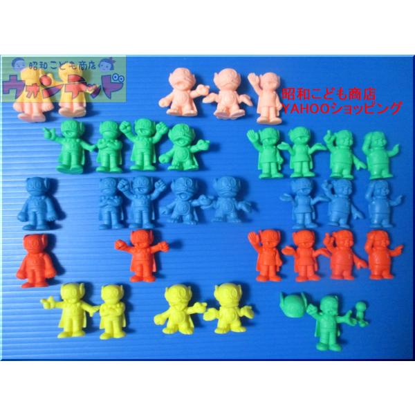 当時物 パーマン 消しゴム 5色32体セット レア脱着1体込み コピー  