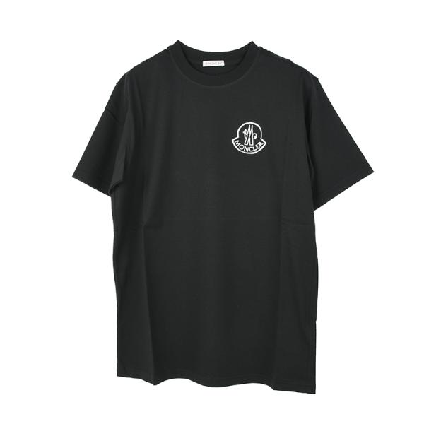 ［新品同様］モンクレール　レディース　ワンポイントTシャツ　ダークネイビー MONCLER 【カラー限定特価】MONCLER モンクレール 半袖Tシャツ