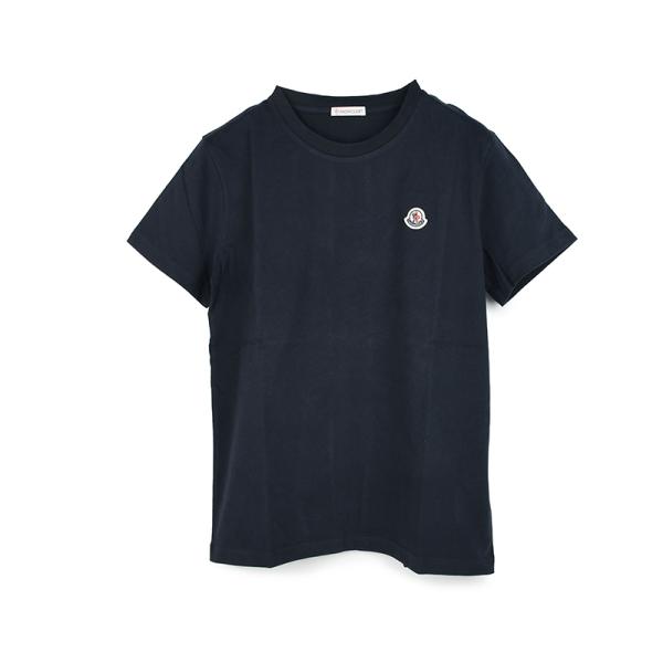 MONCLER KIDS モンクレール ネイビー半袖Tシャツ キッズ イタリア正規