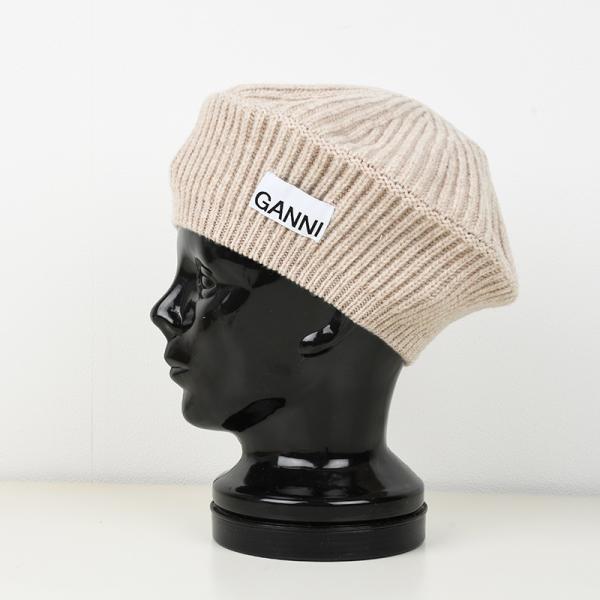 GANNI ガニー ブラジリアンサンド ベレー帽子 ニットキャップ