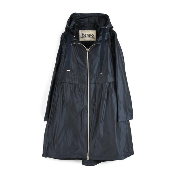 美品✨HERNO マウンテンパーカー ナイロンコート ベルト ネイビー 40 美品✨HERNO マウンテンパーカー ナイロンコート ベルト ネイビー 40