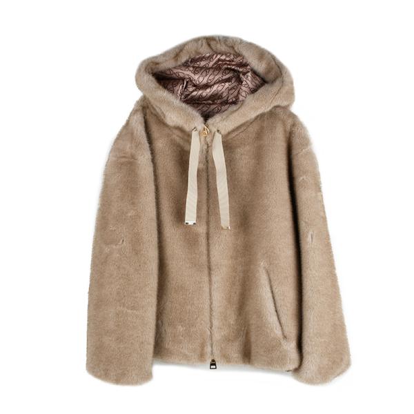 HERNO ヘルノ レディース ファージャケット GI000318D 12739 1985 新品 並行輸入品 イタリア正規品