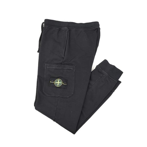 STONE ISLAND ストーンアイランド メンズ ブラックカーゴジョガーパンツ イタリア正規品 L2S15 6200010S0051 V0029 新品 スウェットパンツ 並行輸入品