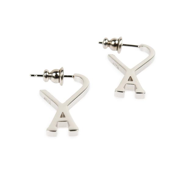 AMI PARIS ALEXANDRE MATTIUSSI アミ パリス AMI DE COEUR シルバーピアス 新品  UJW924 361 900 ハート 並行輸入品　イタリア正規品