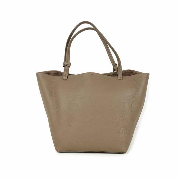 THE ROW ザロウ/ザ・ロウ  Park Tote Three レザートートバッグ SMOKED TAUPE ANS イタリア正規品 新品 W1272 L129 SMKTA 並行輸入品
