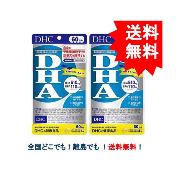 日本人気超絶の DHC DHA 60日分 240粒 2袋セット