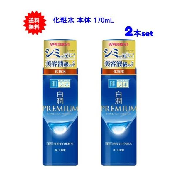 【送料無料】肌ラボ 白潤プレミアム 薬用 浸透美白 化粧水 本体 170ml【2本セット】