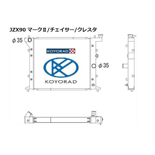 車検対応 コーヨーラジエーター KOYORAD コーヨーラド レーシング