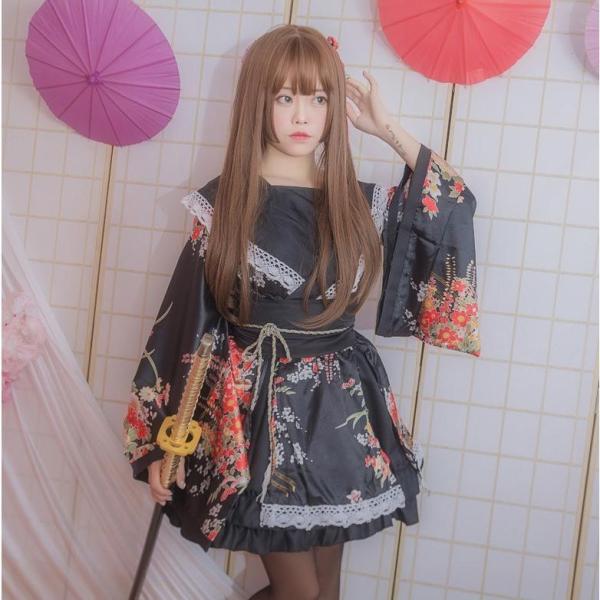 コスプレ衣装 ハロウィン衣装 イベント衣装 コスチューム 花魁 キャバ嬢 和風 和服 着物 浴衣 衣装 仮装 大人用
