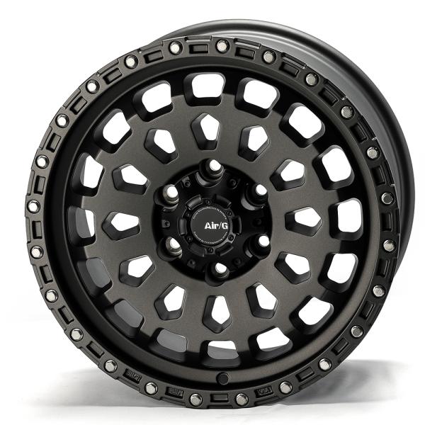 エアージー ヴァルカン 8.5-18 ホイール1本 Air/G VULCAN 4×4エンジニアリング Air/G VULCAN 8.5Jx18 +52 6H139.7 [マットガン