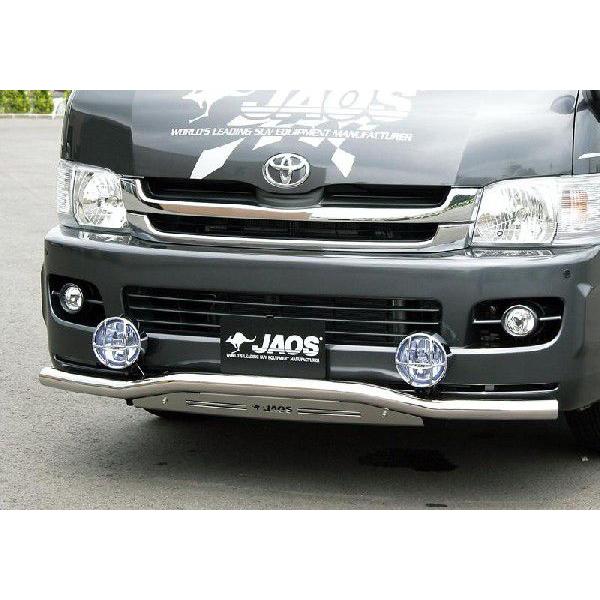 ハイエース200系6型標準仕様JAOS フロントスキットバー JAOS フロントスキッドバー ハイエース 200系 ワイド1〜2型