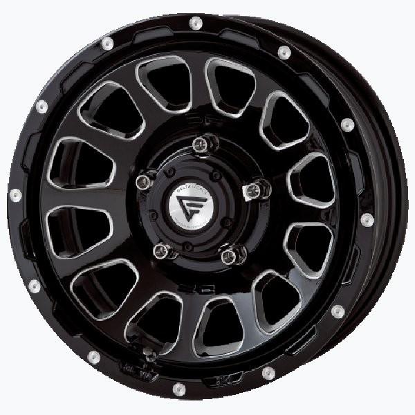DELTA FORCE MONOBLOCK [16x6.0J-5 5-139.7] BLACK MACHINING VG f^tH[X
