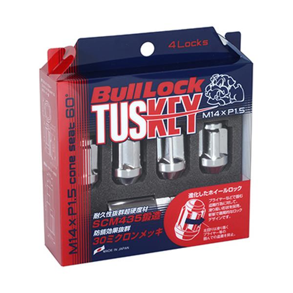 [ロック4個セット] [M14] BullLock TUSKEY ロックナット
