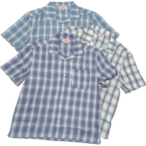 ビッグマイク レーヨン混 オンブレスリット S/S シャツ メンズ BIG MIKE RAYON OMBRE SLIT S/S SHIRTS 26ss bigmike 047