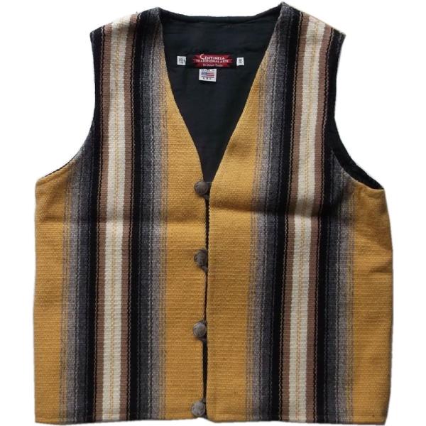 CENTINELA センチネラ チマヨベスト イエロー ≪38≫ メンズ CHIMAYO
