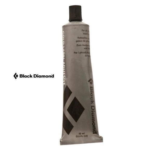 傷んだグルー面のタッチアップや張り替え用の接着剤。ブラックダイヤモンド純正ゴールドラベルグルー。容量：2.8FLoz(82ml)