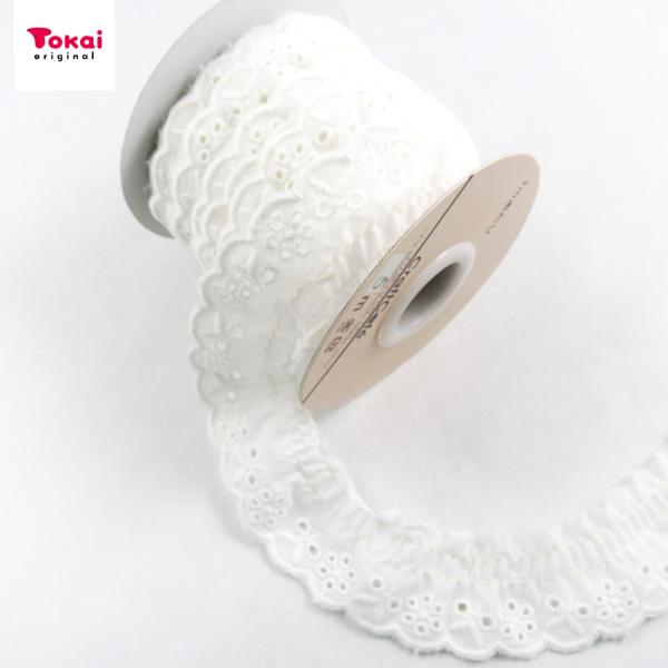 ■サイズ（約）…巾3.3cm（商品サイズ）■数量設定…50cm単位の切売り■素材…綿100％■メーカー名…トーカイグループオリジナルバッグやポーチ、お洋服などのデコレーションやアクセントに。縫い付けて使用してください。※トーカイグループオリ...