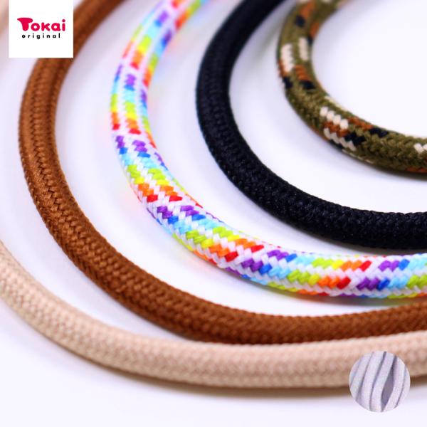 ■太さ（約）…4mm■内容量（約）…3m■素材…ポリエステル50％、ナイロン50％■生産国…日本■ブランド…トーカイグループオリジナル丈夫なコードで20〜30kgの引張強度がある。ブレスレット等ファッションアイテムとしてや、アウトドアでの使...