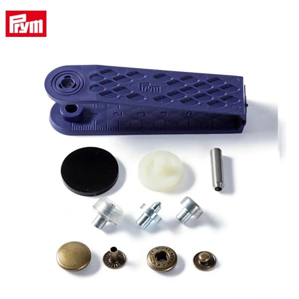 ■サイズ（約）…直径：15mm（商品サイズ）93×139×25mm（パッケージサイズ）■内容量…10組■素材…スナップ：真ちゅう取付けコマ、ポンチ：スチール、PVC、PA■生産国…ドイツヴァリオ工具対応アノラック（脱着しやすい金属スナップボ...