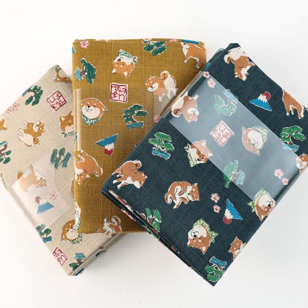 ■布幅（約）…110×50cm■素材…綿100％■数量設定…50cmのカットクロス　（ご購入例： 数量 2 = 2枚）●生地の厚さ … 普通地●透け感 … ほぼなし●生地の特徴 … 表面に凸凹があるドビー織。節が不ぞろいの手紬ぎ糸で織りあげ...