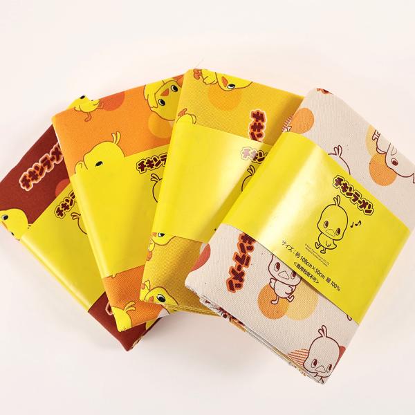 生地 布 チキンラーメン オックス 50cm カットクロス | 布地 はぎれ カット布 キャラクター 日清食品 昭和 レトロ かわいい