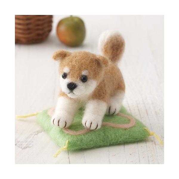 クラフト フェルト手芸 フェルト羊毛キット サンフェルト なごみ柴犬 手芸材料の通販シュゲールyahoo 店 通販 Yahoo ショッピング