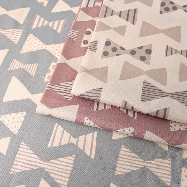 Linnea Basic ナチュラルガール リボン オックス 50cm単位 | 切売り 切り売り 生地 布 布地 かわいい リボン りぼん 北欧風 北欧調 北欧テイスト 通園 通学