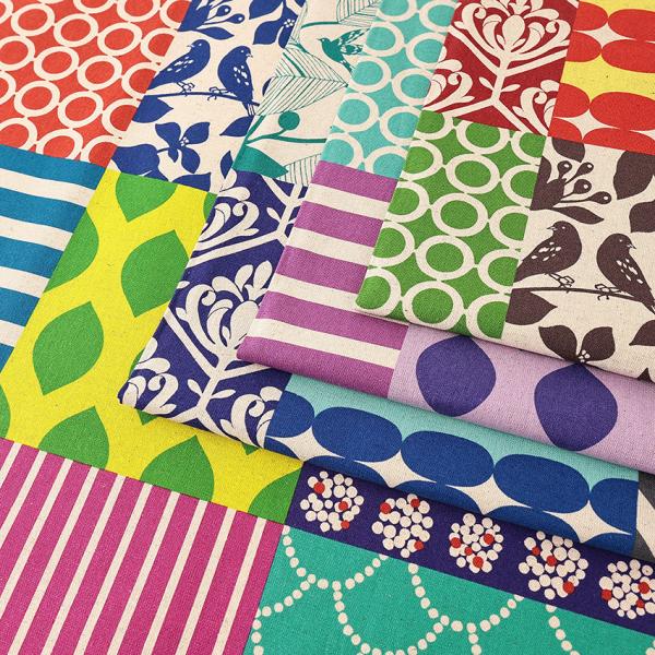 生地 布 echino piece 綿麻キャンバス 50cm単位 | 切売り 切り売り 布地 エチノ コットンリネン おしゃれ