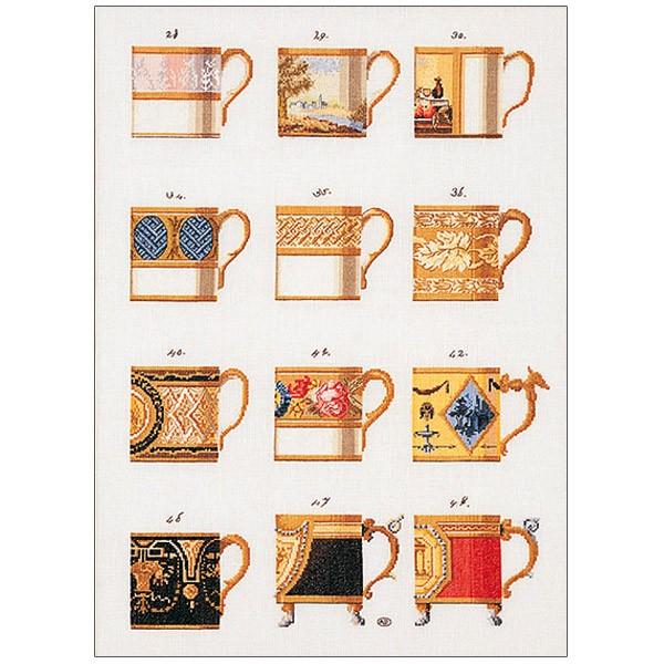 hJ ALbg Thea GOUVERNEUR cups White Aida 3022 ~hJ