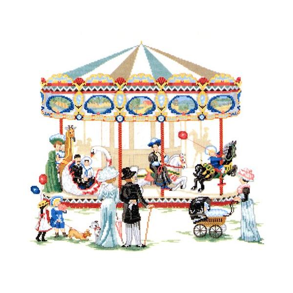 刺繍 輸入キット O O E Merry Go Round デンマーク 遊園地 かわいい 手芸材料の通販シュゲールyahoo 店 通販 Yahoo ショッピング