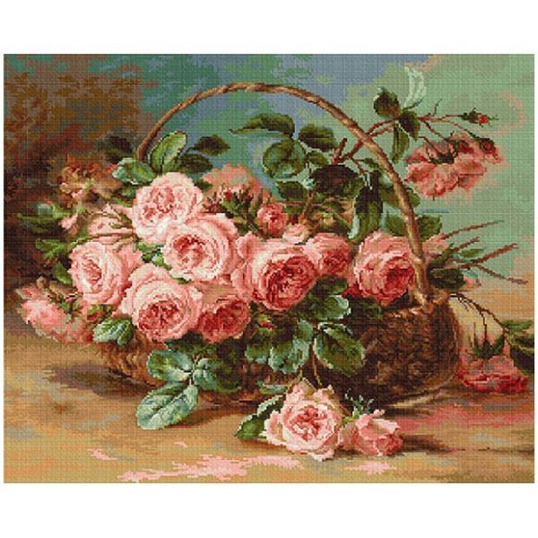 hJ ALbg Luca-Si[JXj Basket of Roses ~hJ