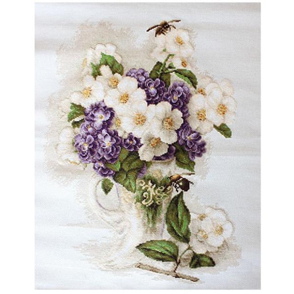 �h�J �A���L�b�g Luca-S�i���[�J�X�j Vase with jasmine ��PUSH �A���h�J��