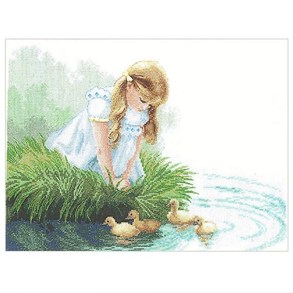 hJ ALbg Charivna Girl with ducklings iAqƏj