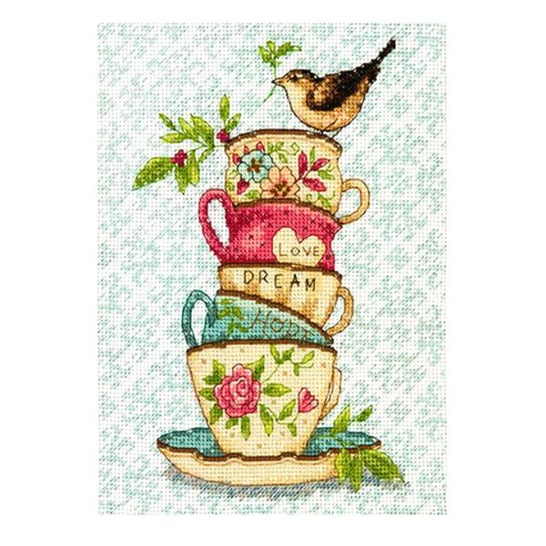 hJ Stacked Tea Cups ALbg Dimensions S[hRNVPetites ~hJ