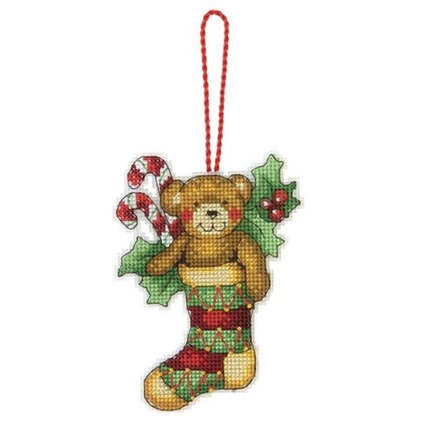 hJ Dimensions Bear in boots Ornament ALbg ~hJ