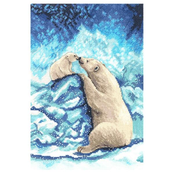 刺繍 Panna パンナ Polar Bears ホッキョクグマの親子 輸入キット クロスステッチ 白くま くまの親子 手芸材料の通販シュゲールyahoo 店 通販 Yahoo ショッピング