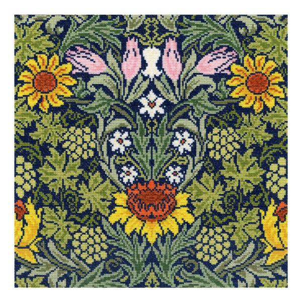 hJ Bothy Thrads William Morris Sunflowers EBAX Ђ܂bXAC4 hJLbgAhJ NXXeb`Lbg A[k[{[