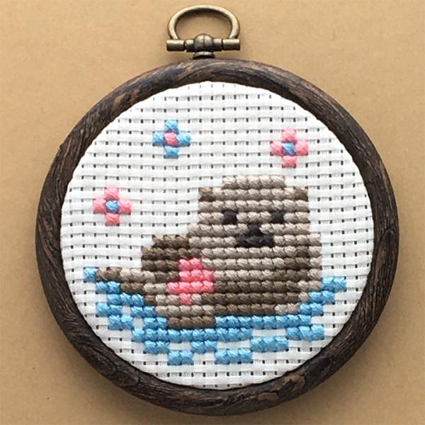 ハンドメイド刺繍 レトロアニマルクロス·͜· ♡ ハンドメイド刺繍 レトロアニマルクロス·͜· ♡ shugale1_0708457