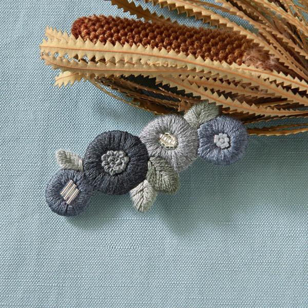 K,omono floret hair accessory gray ̂ wANbv O[ PHC-033-4 piece | hJ Lb K.omono̎hイANZT[Lbgy݌Ɍz