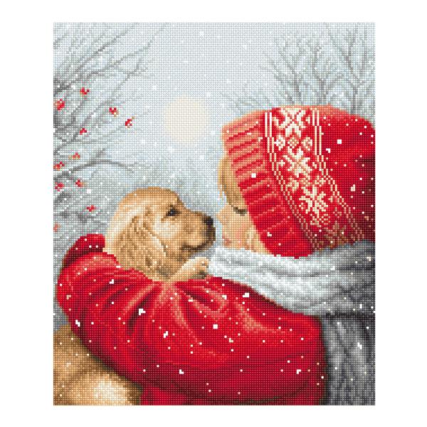 hJ LETISTITCH  L8019 Christmas hugs NX}XnO ^ NX}X NXXeb`Lbg A ~hJ