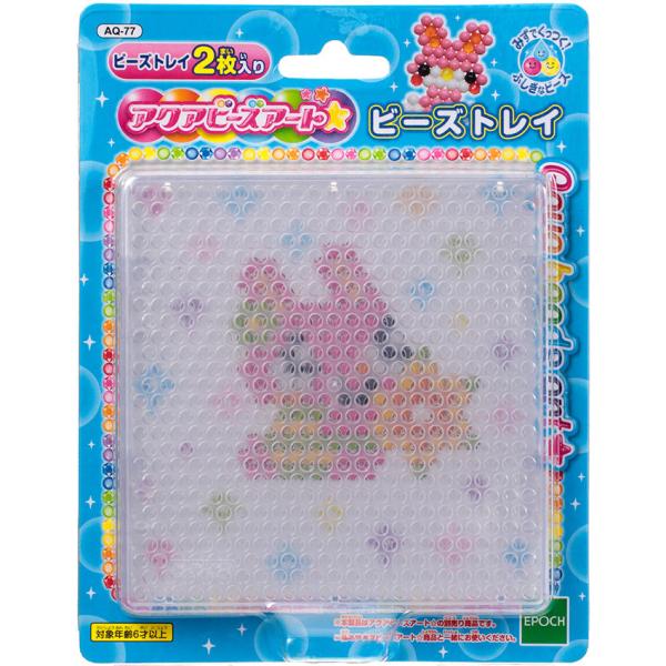 ■パッケージサイズ(約)…幅140×奥行25×高さ(ヘッダー込)180mm■素材…ABS■セット内容…ビーズトレイ2枚■メーカー…エポック社■対象年齢…6歳以上■原産国…中国以前よりイラストシートが見やすくなりました。ビーズ止めがついてビー...