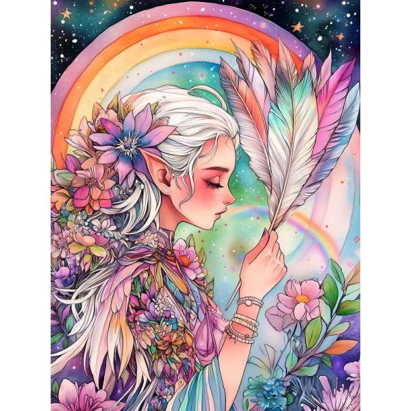 キャンバスの番号にその該当のビーズを貼っていくと、美しい絵が完成します。【こんな方におすすめ！】◆新しい趣味を見つけたい方◆簡単な手芸を楽しみたい方◆おうち時間を有意義に過ごしたい方◆手先を使って脳の活性化をしたい方◆頭を空っぽにして何かに...