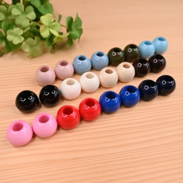 SUNCOCCOH ループエンド 15mm (2個入) ひも先 結び目カバー 巾着 入園