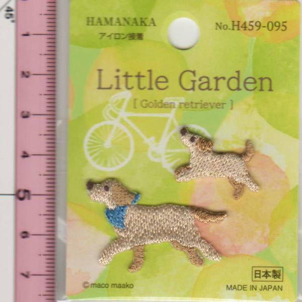 �n�}�i�J �A�C�����ڒ� ���b�y�� �A�b�v���P Little Garden ���g���K�[�f�� Golden retriever �S�[���f�����g���o�[ �� H459-095