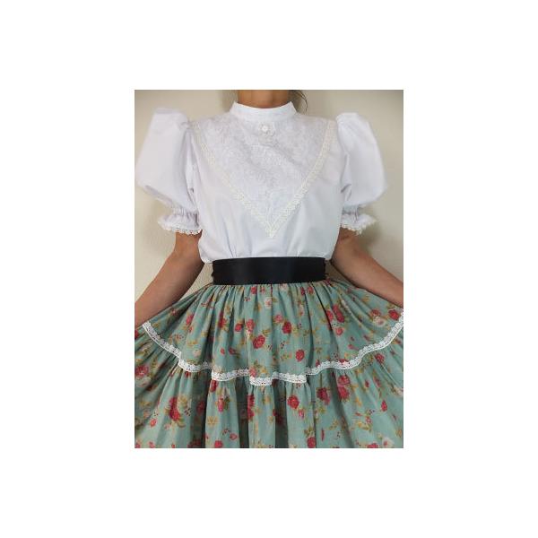 フォークダンス衣装 フォークダンス ベスト 踊り ダンス 黒色と柄 紫と柄物 黒と赤線