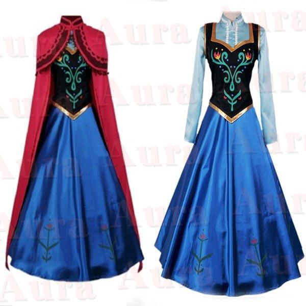 アナ コスプレ衣装 コロネーション 戴冠式 レディースドレス ワンピース コスプレ衣装 大人用 子供用 イベント 仮装 ハロウイン コスチューム 文化祭 雪の女王 Hw Aura 通販 Yahoo ショッピング