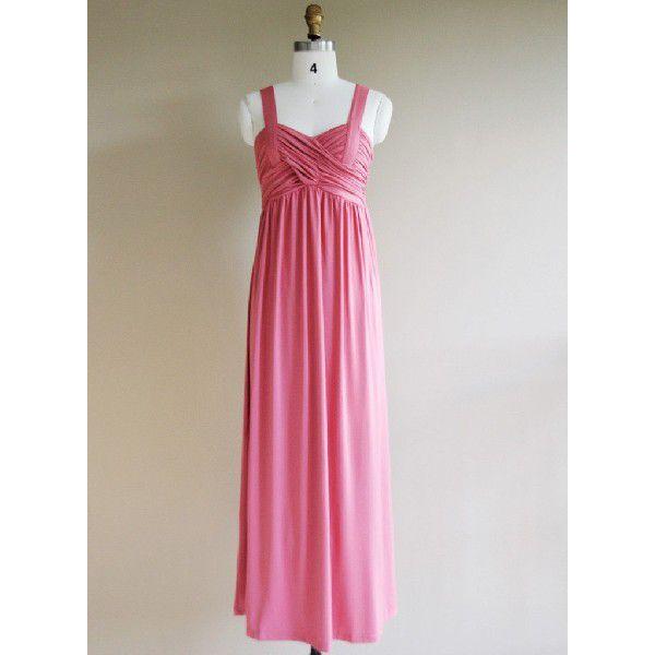 胸元ギャザー デザインロングドレス普段着にもお呼ばれ ナイトワークにもok 結婚式 二次会 キャバ パーティー マキシワンピース マタニティー大きいサイズ Buyee Servicio De Proxy Japones Buyee Compra En Japon